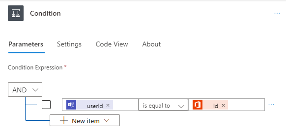 Condition Screenshot